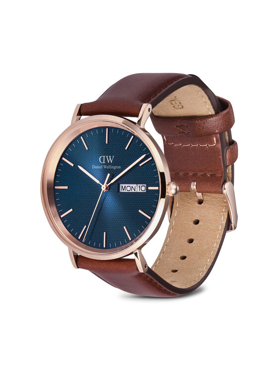 Daniel Wellington Годинник Daniel Wellington Classic Day Display 40 DW00100830 Рожеве золото