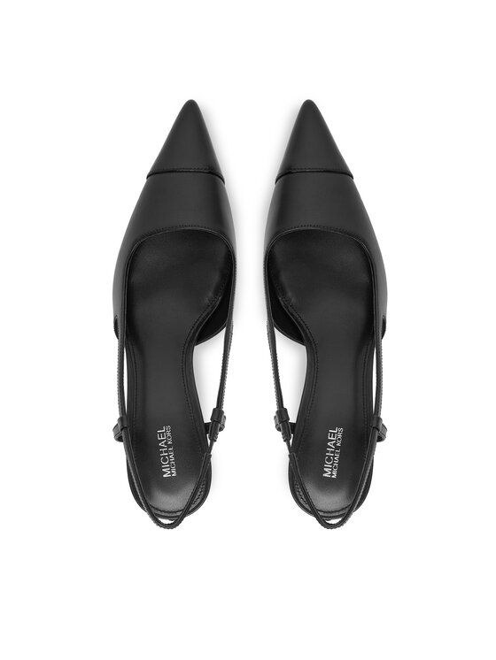 MICHAEL Michael Kors Czółenka MICHAEL Michael Kors Alora Toe Cao Mid Sling 40R6AOMS1L Czarny