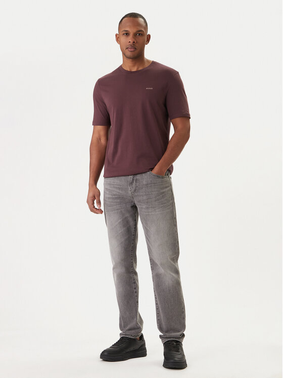 HUGO HUGO Póló Dero222 50466158 Bordó Regular Fit