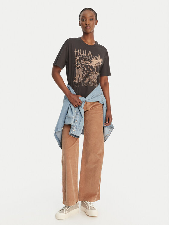 Billabong Billabong Camiseta Vacay Wonder EBJZT00569 Negro Loose Fit