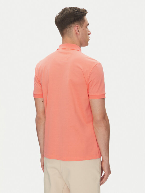 BOSS BOSS Поло Philix Pima 50538177 Оранжевий Regular Fit