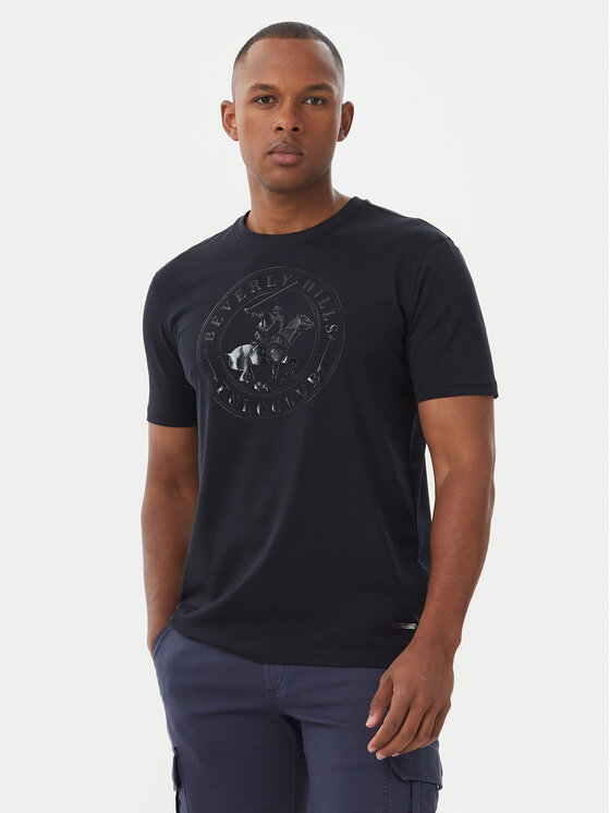 Beverly Hills Polo Club Beverly Hills Polo Club Camiseta M1546 Azul marino Regular Fit