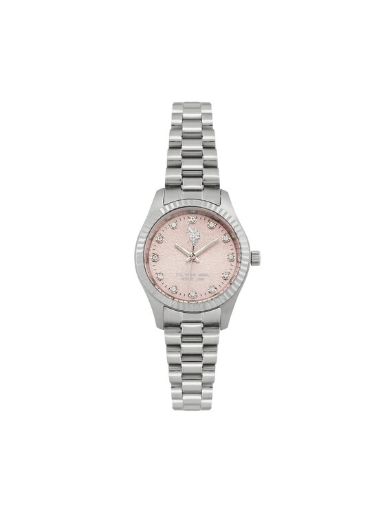 U.S. Polo Assn. Laikrodis U.S. Polo Assn. Grace USP8495PK Sidabrinė