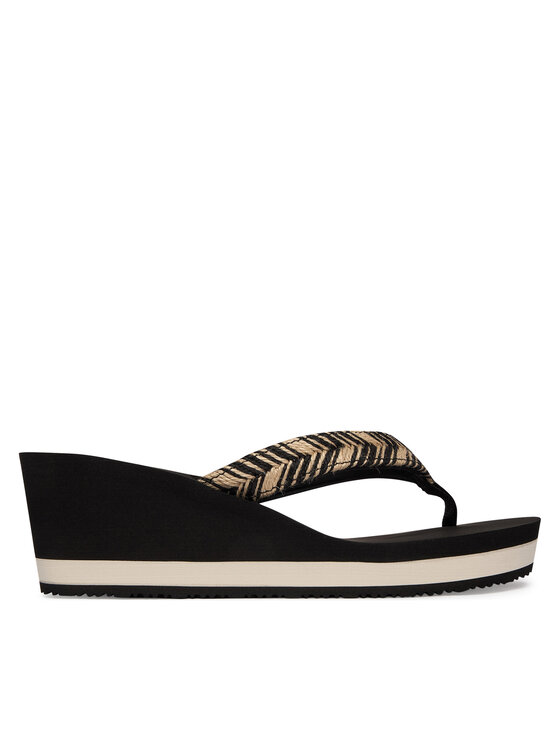 Tommy Hilfiger Flip flop Tommy Hilfiger Rope Strap FW0FW09197 Negru