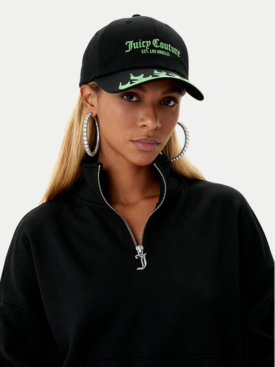 Juicy Couture Бейсболка Juicy Couture Flame JCAWH125714 Чорний