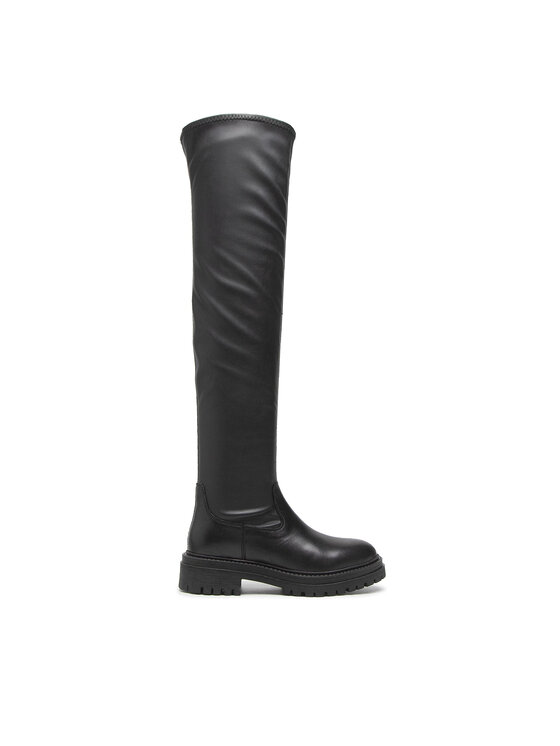Geox Botas mosqueteras Geox D Iridea H D16HRH 0KB43 C9999 Negro