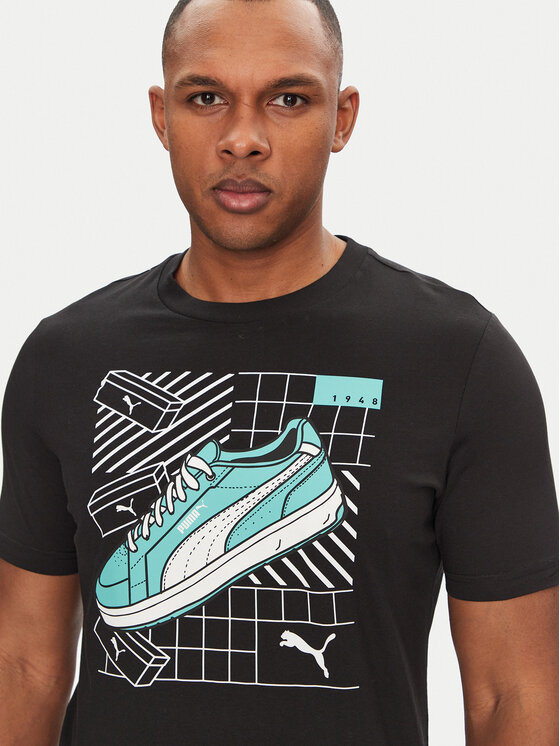 Puma Puma Majica Sneaker 684830 Črna Regular Fit