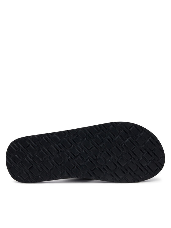 Tommy Hilfiger Šlepetės per pirštą Tommy Hilfiger FM0FM05509 Juoda