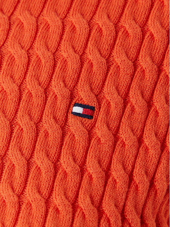 Tommy Hilfiger Tommy Hilfiger Polo Fine WW0WW41474 Arancione Regular Fit