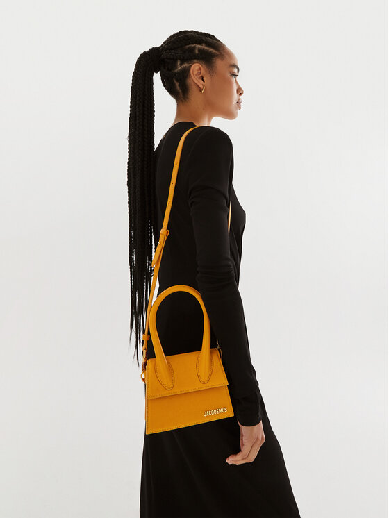 JACQUEMUS Torbica JACQUEMUS Le Chiquito Moyen 213BA002-3163 Narančasta