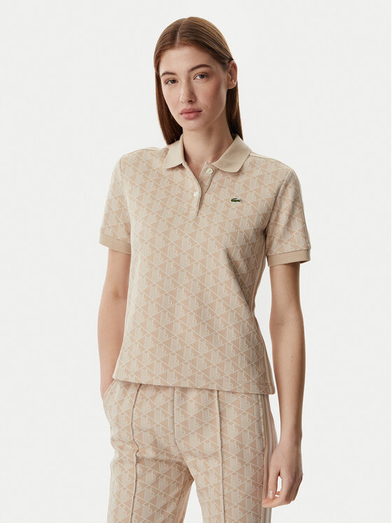 Lacoste Lacoste Polo DF3364 Beige claro Slim Fit