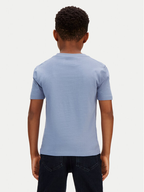 Calvin Klein Jeans Calvin Klein Jeans Camiseta Mono Mini Badge LV1CKSJA30 Azul Regular Fit