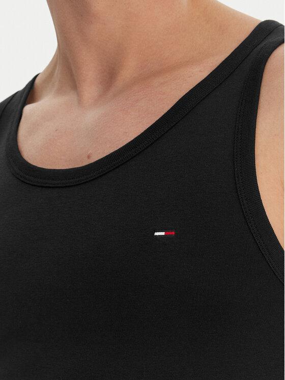 Tommy Jeans Tommy Jeans Conjunto de camisetas de tirantes DM0DM20769 Negro Slim Fit