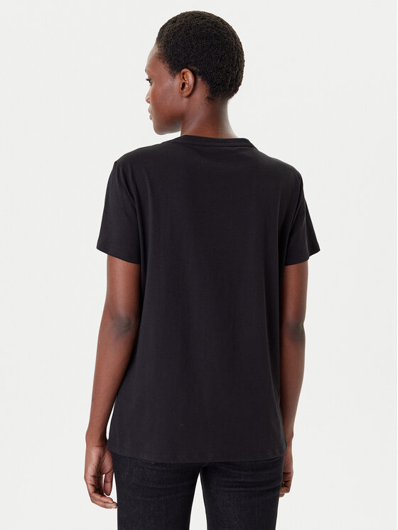 Liu Jo Sport Liu Jo Sport Camiseta TF5280 JS923 Negro Regular Fit