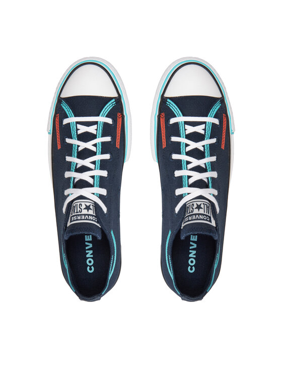Converse Кецове Converse Chuck Taylor All Star Lift Platform Color Pop Ox A07597C Черен
