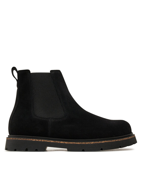 Birkenstock Členková obuv s elastickým prvkom Birkenstock Highwood Slip On Mid M Leve 1028138 Čierna