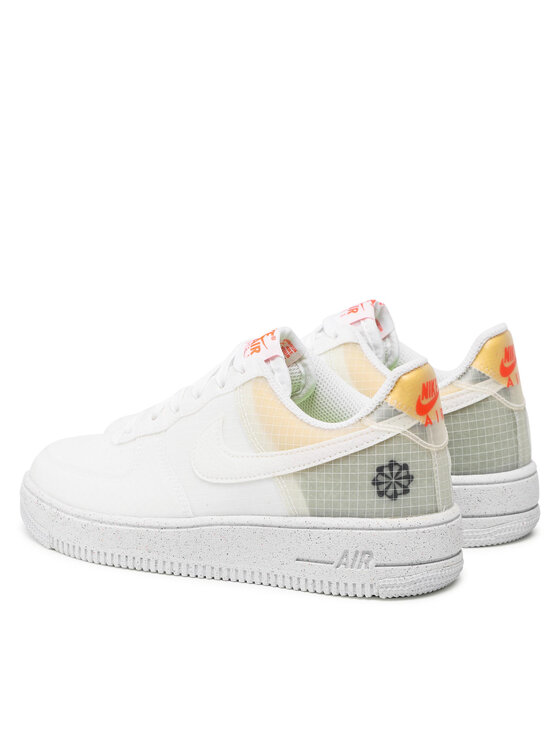 Nike Sneakersy Nike Air Force 1 Crater (GS) Biela