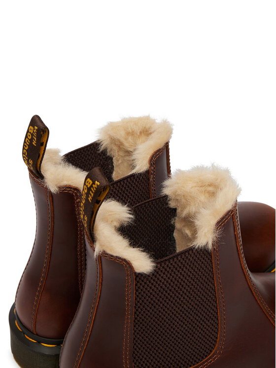 Dr. Martens Bokacsizma Dr. Martens 2976 Leonore Faux Fur Lined DM23898243 Barna
