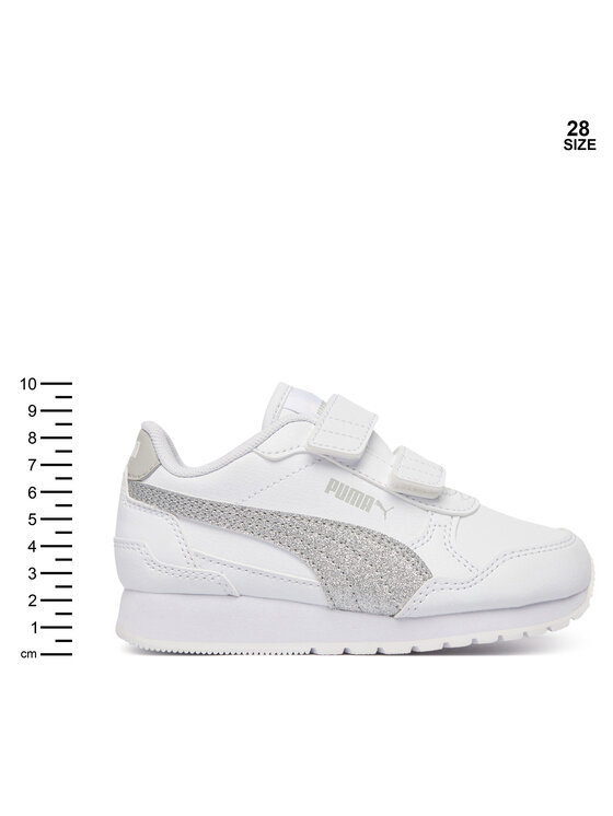 Puma Снікерcи Puma St Runner V4 Glitter 401587 01 Білий