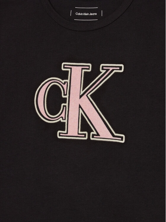 Calvin Klein Jeans Calvin Klein Jeans Majica IG0IG02806 Črna Boxy Fit