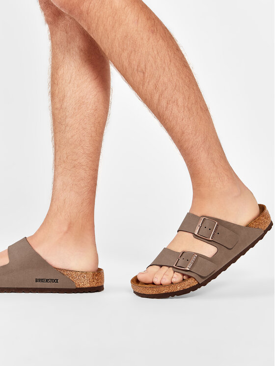 Birkenstock Natikači Birkenstock Arizona Birko-Flor nubuk 151181 Rjava