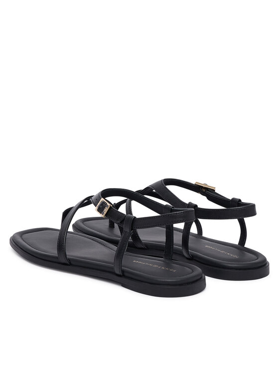 Tommy Hilfiger Sandále Tommy Hilfiger Th Buckle FW0FW09367 Čierna