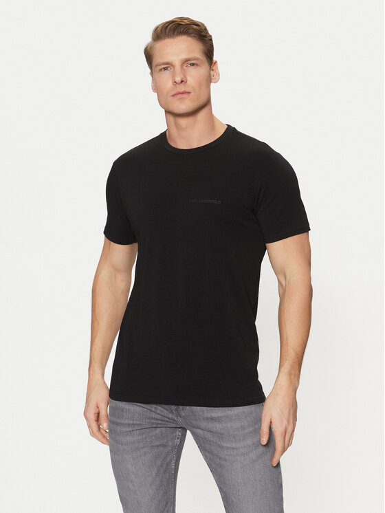KARL LAGERFELD KARL LAGERFELD Conjunto de camisetas A1M47097 De color Regular Fit
