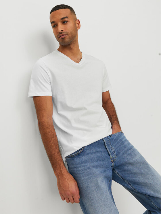 Jack & Jones Jack & Jones Camiseta Basic 12156102 Blanco Standard Fit