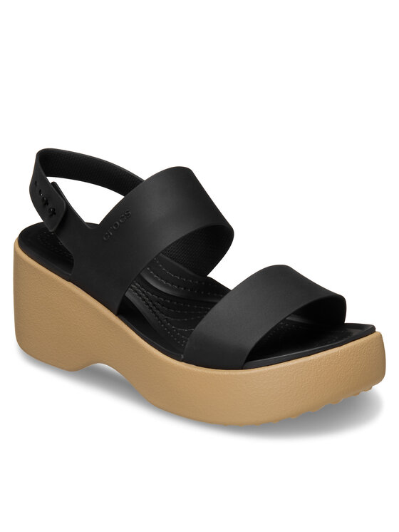 Crocs Босоніжки Crocs Brooklyn Sky Sandal 212250 Чорний