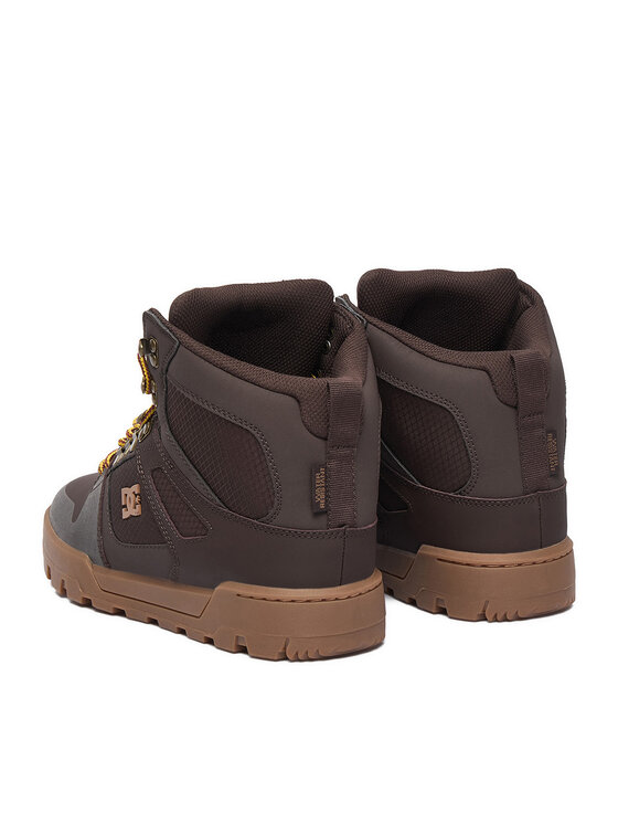 DC Shoes Snīkeri DC Shoes EO-PURE HIGH TOP WR BOOT DC01803210 Tumši brūna