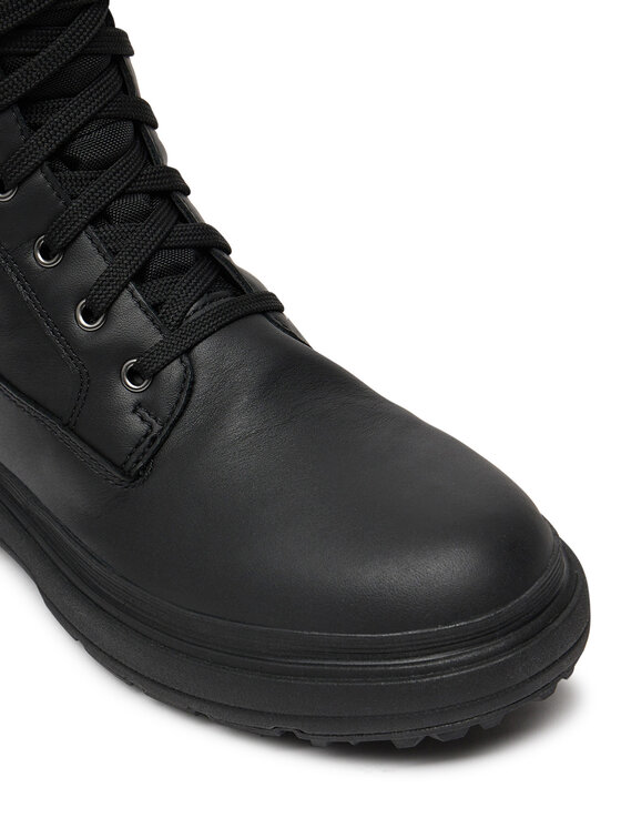 Geox Outdoorová obuv Geox D46XMB 08511 C9999 Čierna