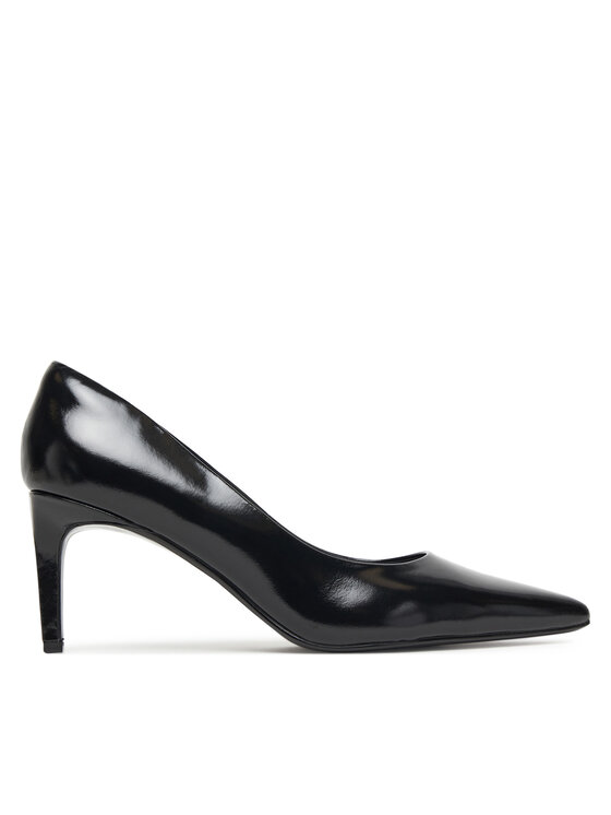 Calvin Klein Lodičky Calvin Klein Ess Stiletto 70 Shiny Lth HW0HW02828 Čierna