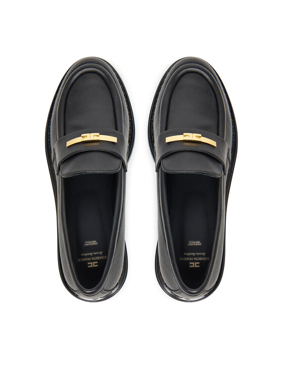 Elisabetta Franchi Loafersy Elisabetta Franchi Low Cut Shoe F4A4-E0397-1251 Černá