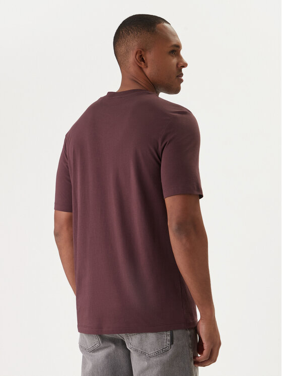HUGO HUGO T-shirt Dero222 50466158 Tamnocrvena Regular Fit