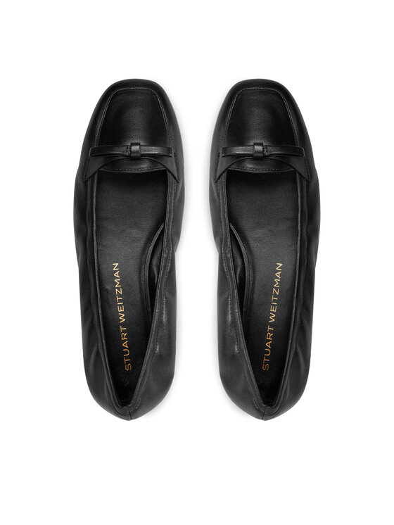 Stuart Weitzman Балетки Stuart Weitzman Tully Loafer SI484 Чорний