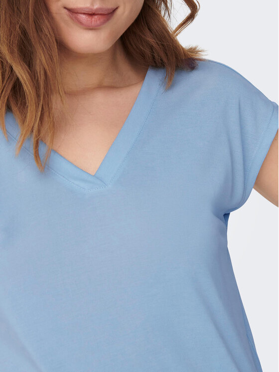 ONLY ONLY Футболка Free 15287041 Блакитний Regular Fit