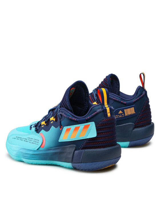 adidas Обувки за баскетбол adidas Dame 7 Extply H68606 Син