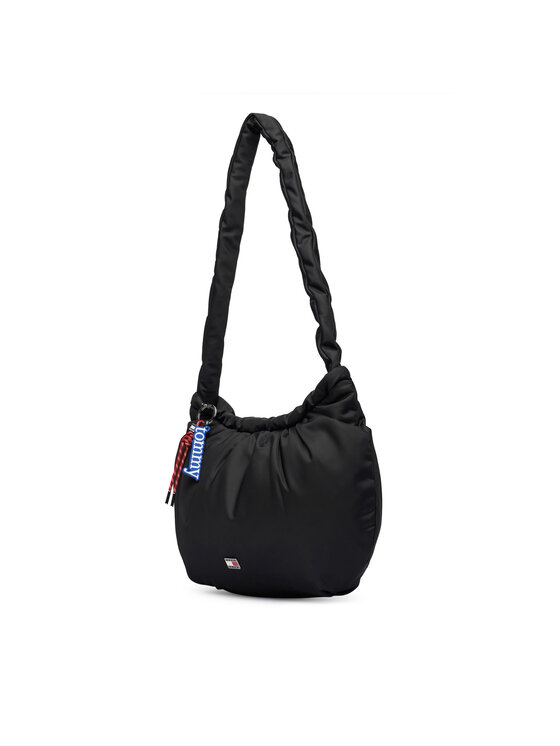 Tommy Jeans Torbica Tommy Jeans Tjw Icon Charms Hobo AW0AW18783 Crna