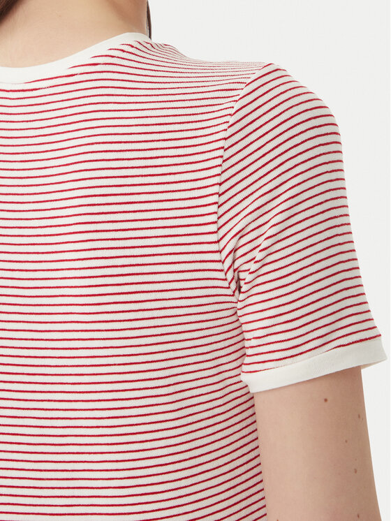 ONLY ONLY Camiseta Tine 15315406 Rojo Regular Fit