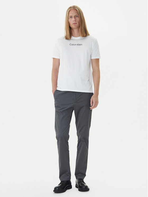 Calvin Klein Calvin Klein Camiseta Logo 30s LV04LD230G Blanco Relaxed Fit