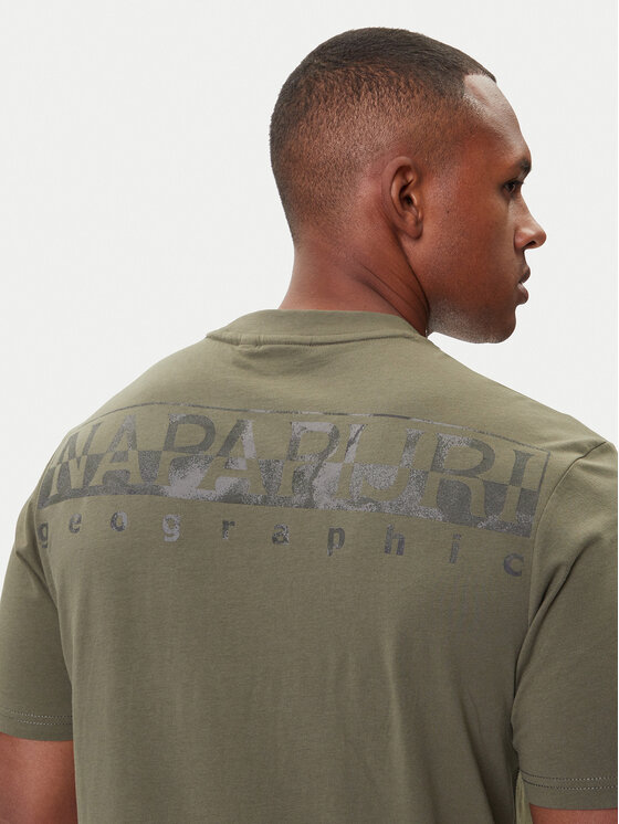 Napapijri Napapijri Camiseta S-Fanes NP0A88SE Verde Regular Fit