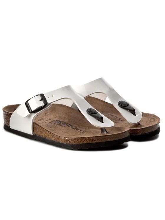 Birkenstock Джапанки Birkenstock Gizeh Kids 0846163 Бял