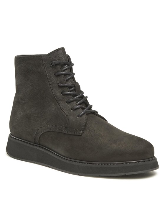 Calvin Klein Botas altas Calvin Klein Lace Up Boot HM0HM00883 Negro