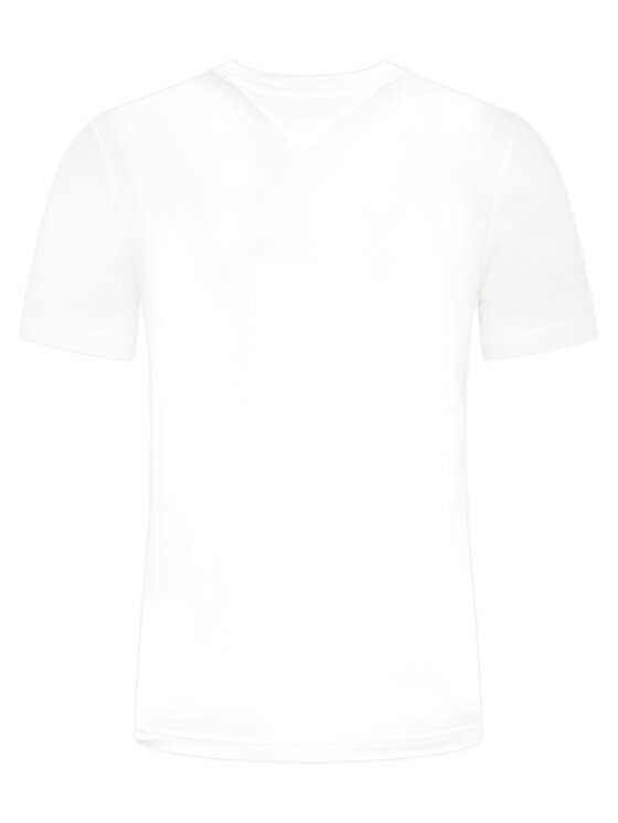Tommy Hilfiger Tommy Hilfiger Camiseta Brand Love MW0MW41456 Blanco Regular Fit