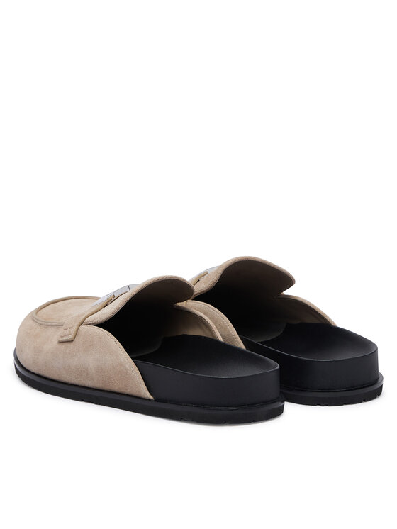 Tory Burch Šlepetės Tory Burch Lee Lee Mule 177967 Smėlio