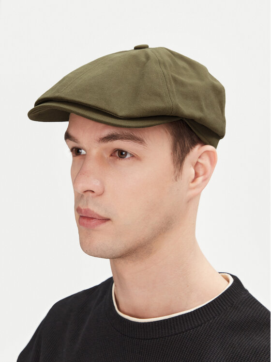 Barbour Baret so šiltom Barbour Fawdon Bakerboy MHA0890GN54 Zelená