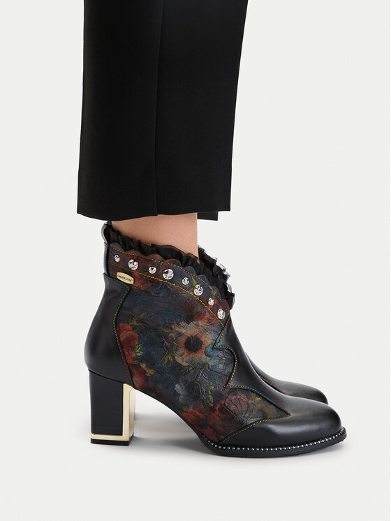 Laura Vita Členková obuv Laura Vita Kacio 02 Čierna