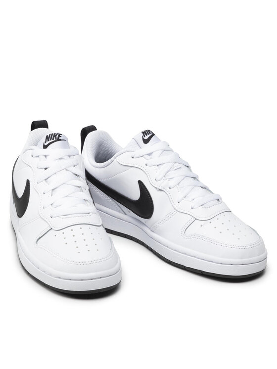 Nike Sneakersy Nike Court Borough Low 2 (GS) BQ5448 104 Biela