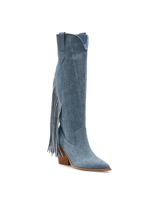 Steve Madden Ковбойські чоботи Steve Madden Bravados Boot SM11002945-04004-48K Голубий