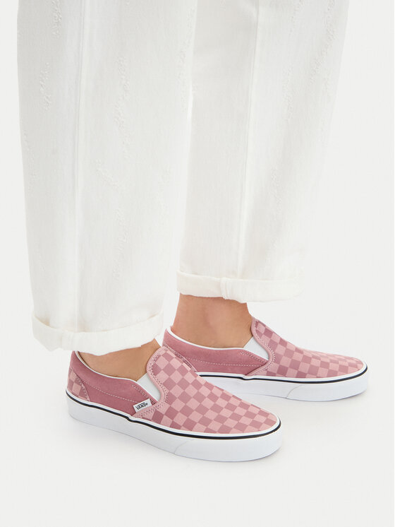 Vans Tenis superge Vans Classic Slip-On VN000D6YCL21 Roza